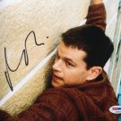 Matt Damon Signed 8x10 The Bourne Identity Photo PSA AD83878