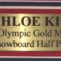 Chloe Kim Signed Framed 8x10 Flip Photo Olympic Gold Medalist BAS Witnessed