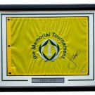 Jordan Spieth Signed Framed Memorial Tournament Golf Flag Beckett BAS H18419