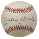 Mickey Mantle Signed Official American League Baseball BAS A62783 w/ Ball Cube