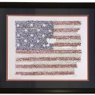 United States of America Framed 16x20 National Anthem Word Art Photo