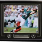Zach Ertz Signed Framed 16x20 Philadelphia Eagles Catch vs Browns Photo JSA