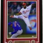 Jimmy Rollins Signed Framed 16x20 Phillies Throw vs Mets Photo JSA ITP
