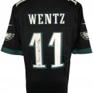 Carson Wentz Signed Philadelphia Eagles Black Nike Game Replica Jersey Fanatics