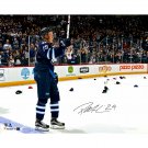 Patrik Laine Signed Winnipeg Jets 16x20 1st Hat Trick NHL Photograph Fanatics