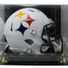 JuJu Smith-Schuster Signed Steelers Full Size AMP Speed Rep Helmet JSA w/Case