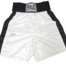 Muhammad Ali Signed White Everlast Boxing Trunks ALI Holograms+COA