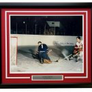 Gordie Howe Signed Framed 16x20 Detroit Red Wings Action Photo Mr Hockey JSA ITP