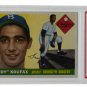 Sandy Koufax Signed 1955 #123 Topps Brooklyn Dodgers Rookie Card VG-EX 4 PSA