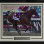 Mike Smith Signed Framed 16x20 Justify Belmont Stakes Victory Photo SI