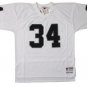 Bo Jackson Signed Oakland Raiders Replica Mitchell & Ness White Jersey JSA ITP