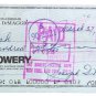 Joe Dimaggio Signed (full signature) Bank Check # 502 BAS A75376