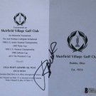 Jordan Spieth Signed Muirfield Village Golf Club Scorecard Beckett BAS Holo