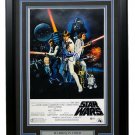 Harrison Ford Signed Framed Star Wars A New Hope 11x17 Poster Photo BAS LOA