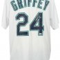 Ken Griffey Signed Mariners Majestic Cool Base White Baseball Jersey HOF TriStar
