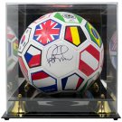 Philipe Coutinho Brazil Signed Soccer Ball BAS w/ Deluxe Acrylic Display Case