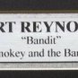 Burt Reynolds Signed Framed 16x20 Smokey And The Bandit Action Photo BAS