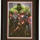 Avengers Framed 12x18 Lithograph