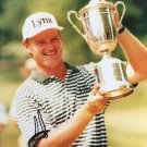 Ernie Els Signed 8x10 Striped Shirt Holding Trophy Photo Fanatics