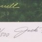 Byron Nelson Signed Framed 25x35 TPC Lithograph LE /500 by Jack Ferrell SI COA