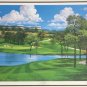 Byron Nelson Signed Framed 25x35 TPC Lithograph LE /500 by Jack Ferrell SI COA