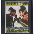 Muhammad Ali Joe Frazier Framed 18x24 Super Fight 2 Reprint Fight Poster