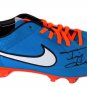 Tim Howard Everton FC Game Issued & Signed Blue Nike Cleats JSA+Howard Holo