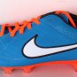 Tim Howard Everton FC Game Issued & Signed Blue Nike Cleats JSA+Howard Holo