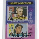 Roger Maris Dick Groat Signed 1975 #198 Topps Baseball Card Slabbed JSA LOA