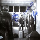 Slap Shot Hanson Brothers Charlestown Chiefs Triple Signed 8x10 Photo BAS