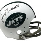 Joe Namath Signed New York Jets Full Size Replica TK Suspension Helmet JSA ITP