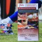 Odell Beckham Jr. Signed Giants 16x20 Photo Throwing a TD Pass JSA ITP