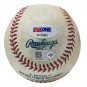 Mike Trout Signed Game Used Pitched To MLB Baseball 2015 Season PSA/DNA MLB