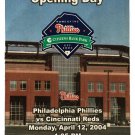 Philadelphia Phillies Apr 12 2004 Citizens Bank Park Inaugural Season Ticket