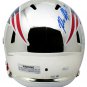 Tom Brady Rob Gronkowski Dual Signed Patriots FS Chrome Rep Helmet TriStar JSA