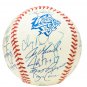 1999 New York Yankees Team Signed MLB 99 WS Baseball Rivera Jeter +29 Sig BAS