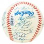 1999 New York Yankees Team Signed MLB 99 WS Baseball Rivera Jeter +29 Sig BAS