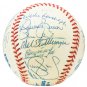 1999 New York Yankees Team Signed MLB 99 WS Baseball Rivera Jeter +29 Sig BAS