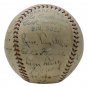 1933 Yankees Team Signed OAL Baseball w/ Babe Ruth Lou Gehrig +20 PSA/DNA JSA