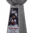 Ozzie Smith St. Louis Cardinals Signed Replica Championship Trophy BAS