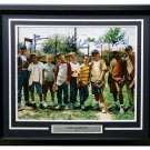 The Sandlot Cast (6) Signed Framed 16x20 Photo BAS