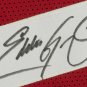 Eddie George Signed Custom Red College-Style Football Stat Jersey BAS