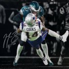 Malcolm Jenkins Signed 16x20 Eagles Super Bowl 52 Spotlight Photo JSA