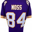 Randy Moss Unsigned Custom Purple Pro-Style Football Jersey X-Large