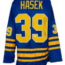 Dominik Hasek Signed Custom Blue Dominator Hockey Jersey JSA