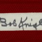 Bob Knight Signed Custom The General Jersey w/ Stitched Quote JSA