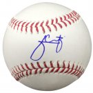 Julio Urias Dodgers Signed MLB Baseball w/ Free Ball Cube BAS