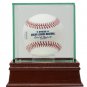 Ozzie Smith St. Louis Cardinals Signed MLB HOF Baseball HOF 02 Insc JSA w/ Case