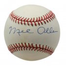 Mel Allan Signed Official American League Baseball BAS 31695