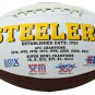 Mason Rudolph Signed Pittsburgh Steelers Logo Football JSA